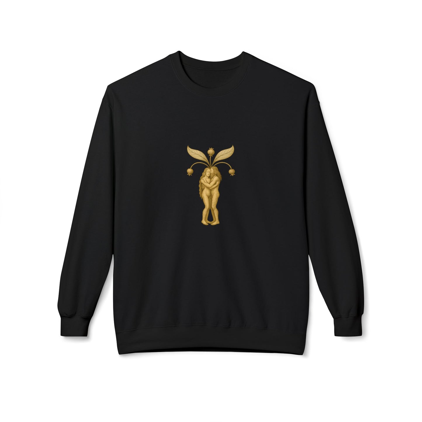 Mandrakes in Love, Mythical Root Romance Unisex Sweatshirt