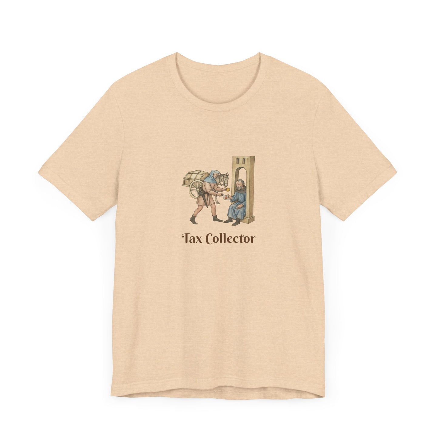 Medieval Career Series,The Tax Collector Manuscript T-shirt