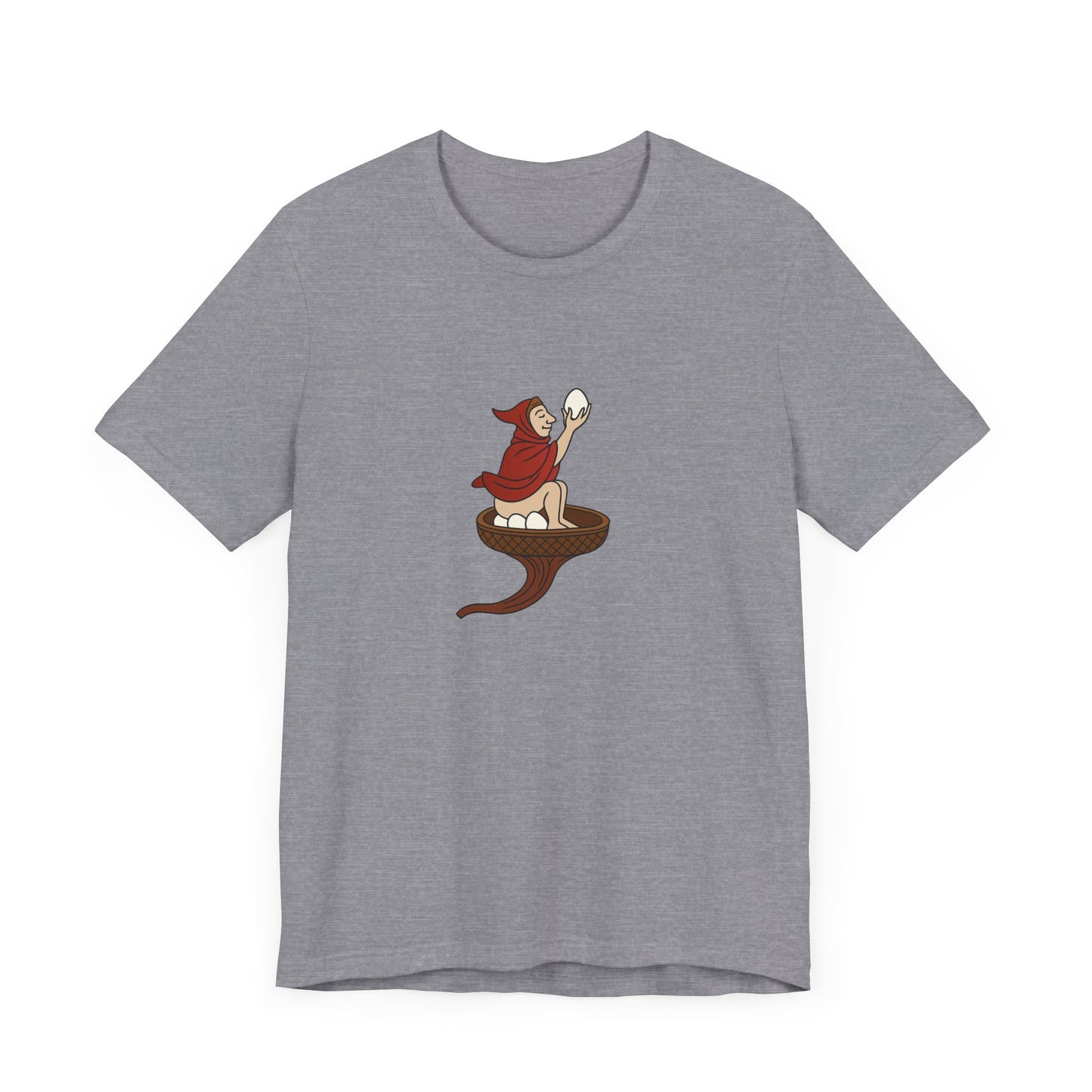 The Eggman Monk, 14th Century Medieval Manuscript T-shirt