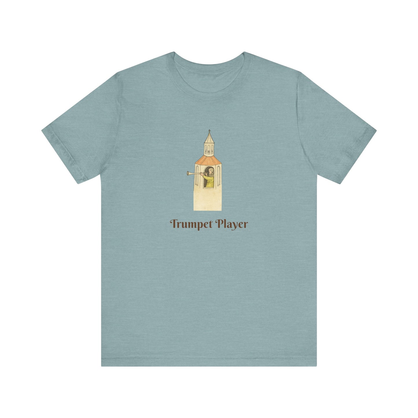 The Trumpet Player, Medieval Career Series, Peter the Bell Tower Herald T-shirt