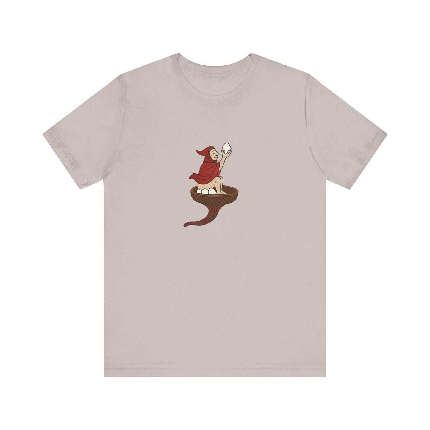 The Eggman Monk, 14th Century Medieval Manuscript T-shirt
