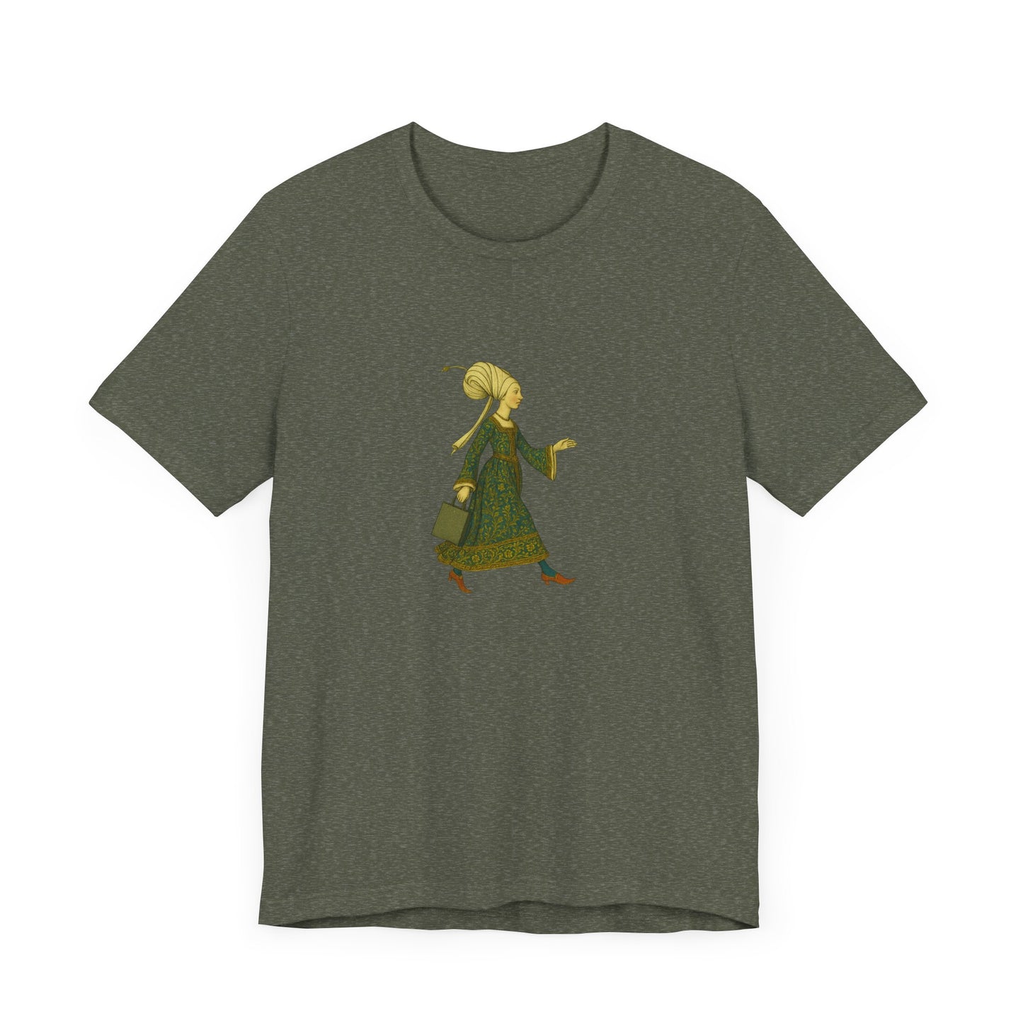 Lady of the Mall – Medieval Fashionista Unisex Heavy Cotton Tee