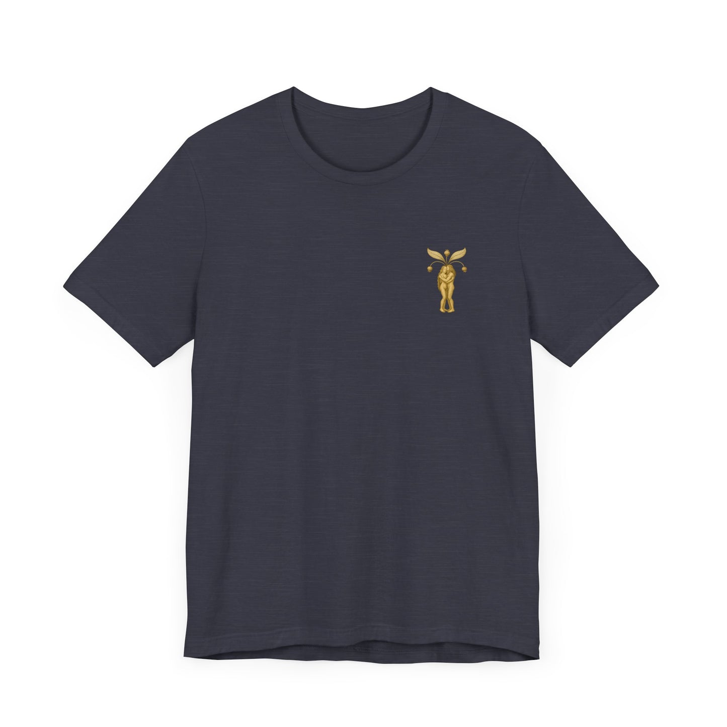 Mandrakes in Love, Mythical Root Romance Unisex Heavy Cotton Tee