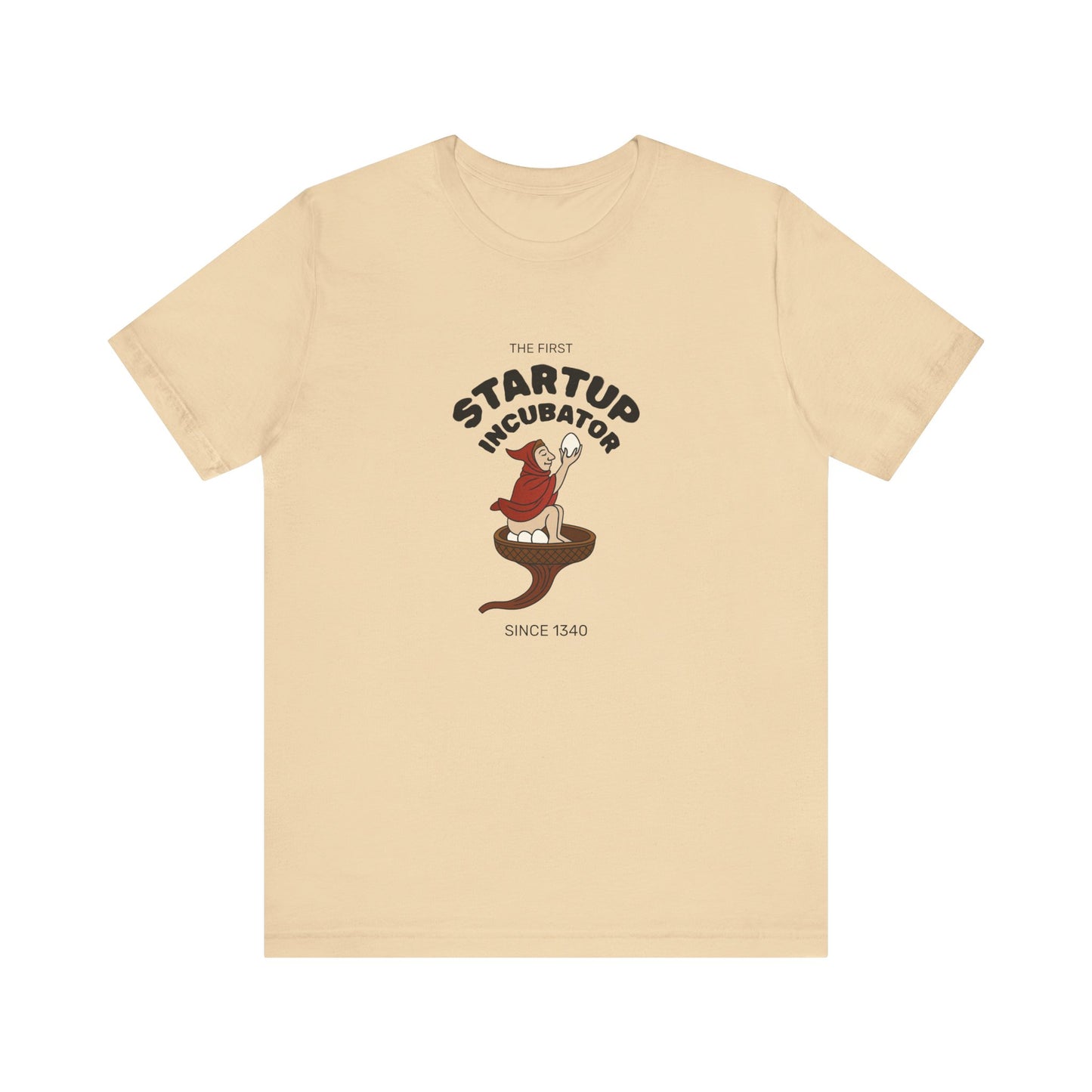 The Eggman Monk, The First Startup Incubator, Medieval Marginalia T-shirt