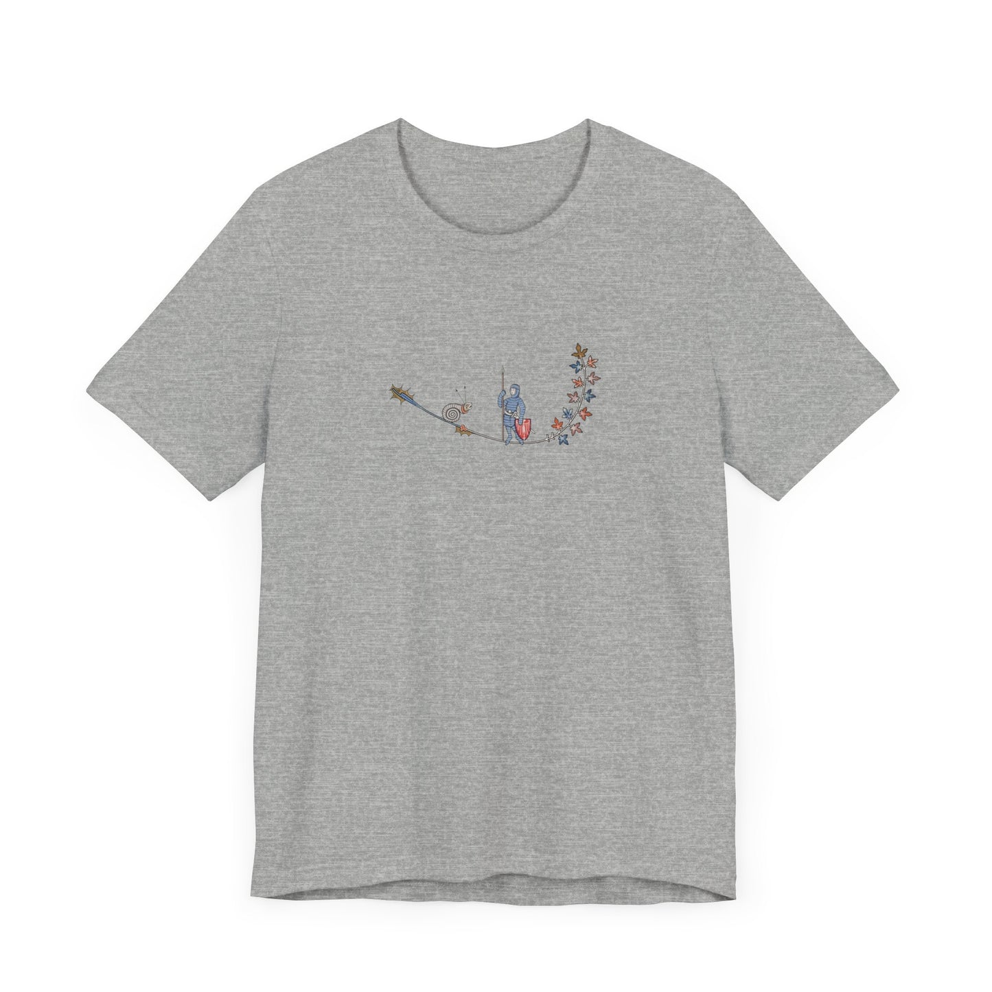Medieval Snail vs Armed Knight, Marginal manuscript Tee