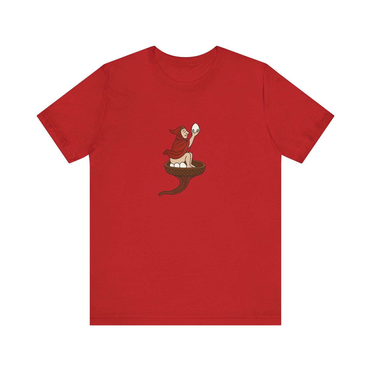 The Eggman Monk, 14th Century Medieval Manuscript T-shirt