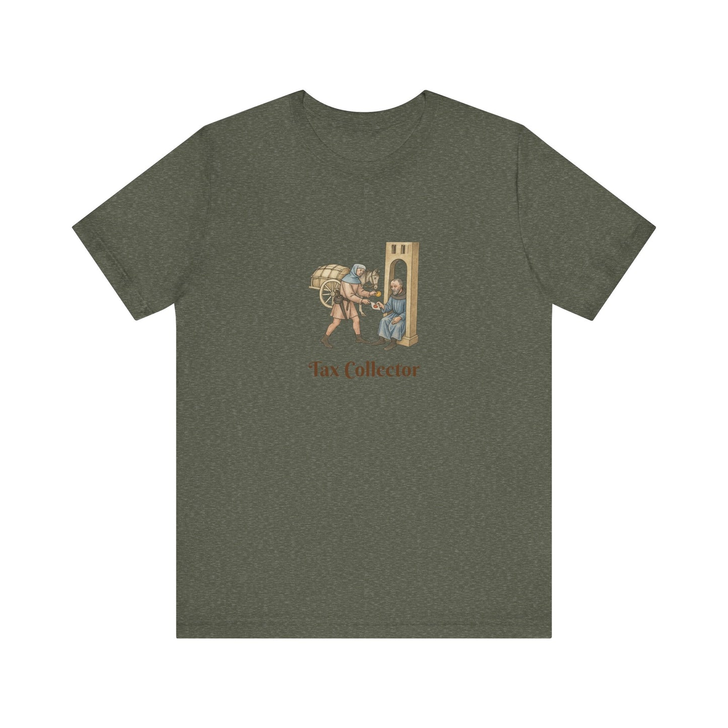 Medieval Career Series,The Tax Collector Manuscript T-shirt