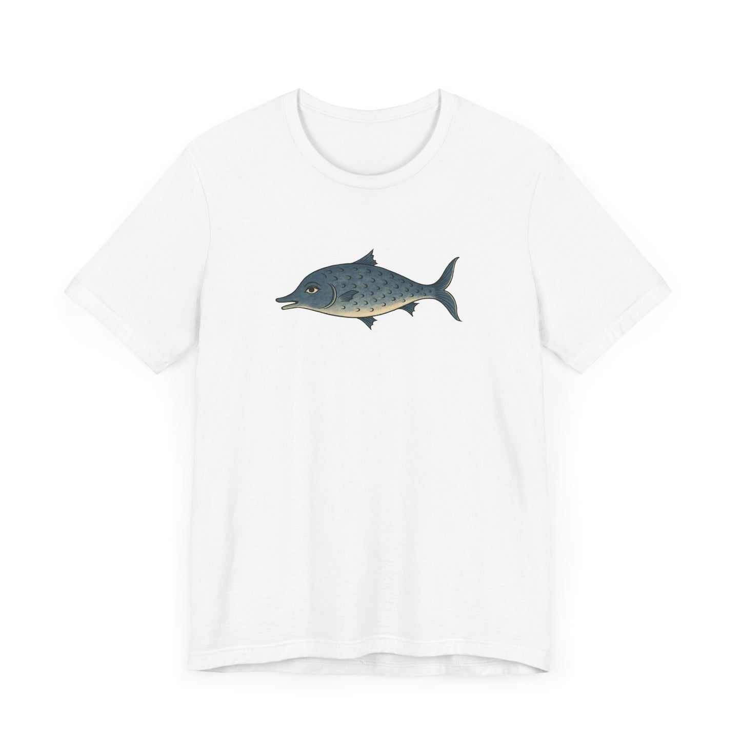 The Smiling Medieval Fish Art T-shirt
