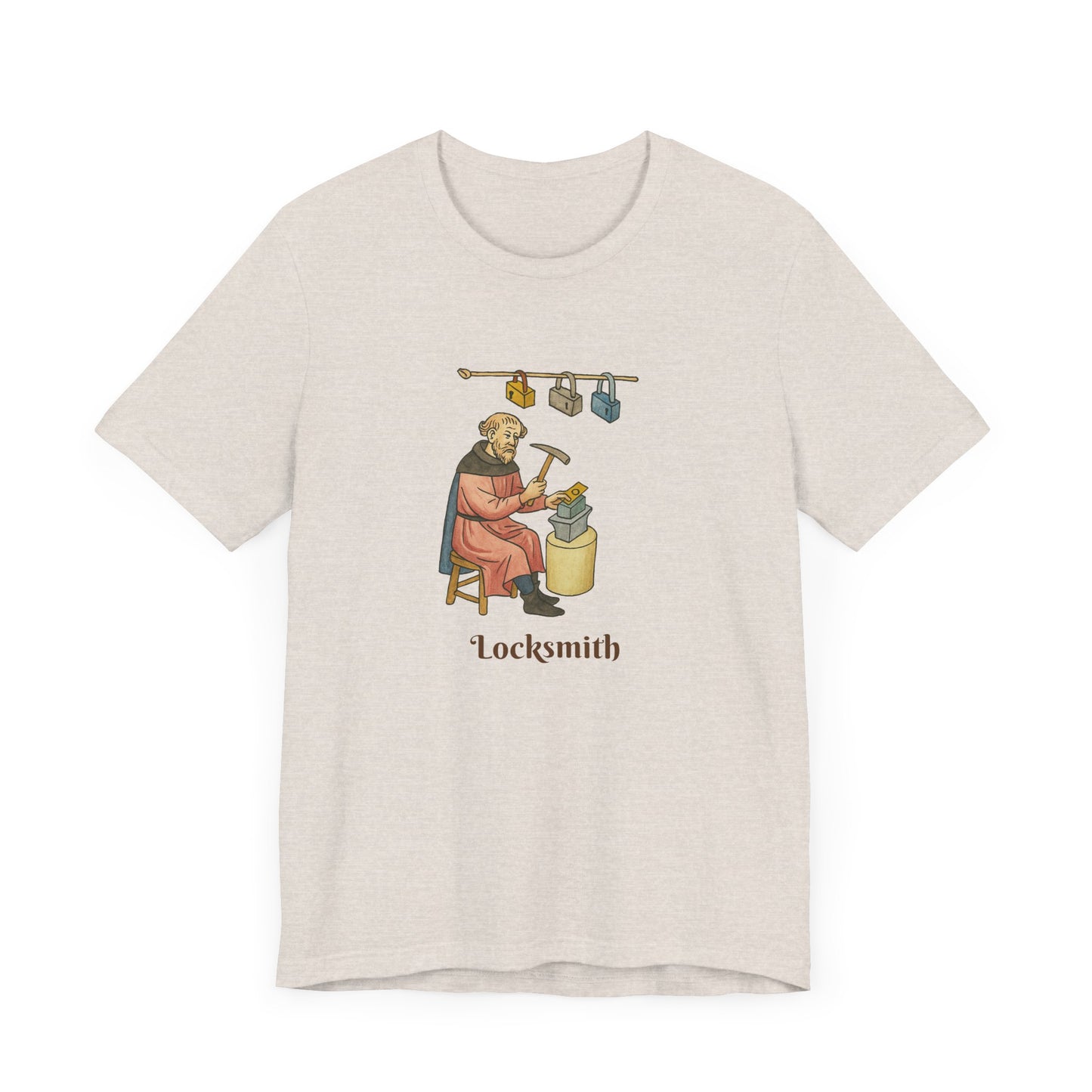 Medieval Career Series, The Locksmith Albrecht the Iron Guardian T-shirt