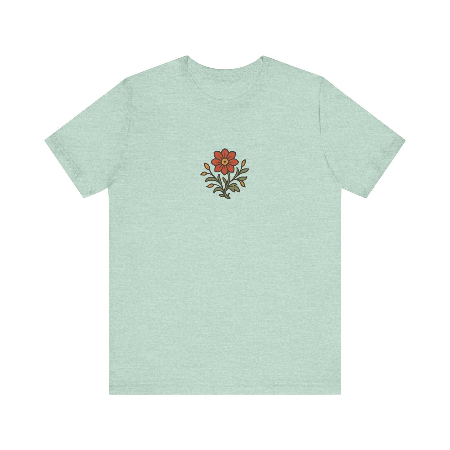 Folk Bloom Emblem, Original series, Medieval Art Tee