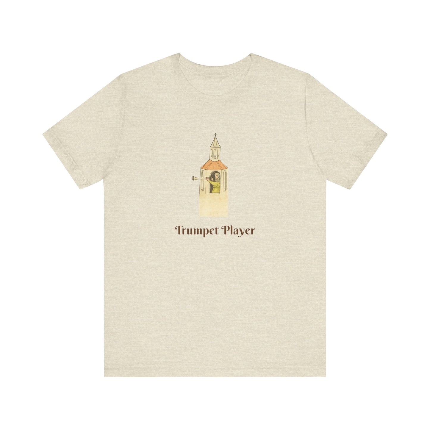 The Trumpet Player, Medieval Career Series, Peter the Bell Tower Herald T-shirt