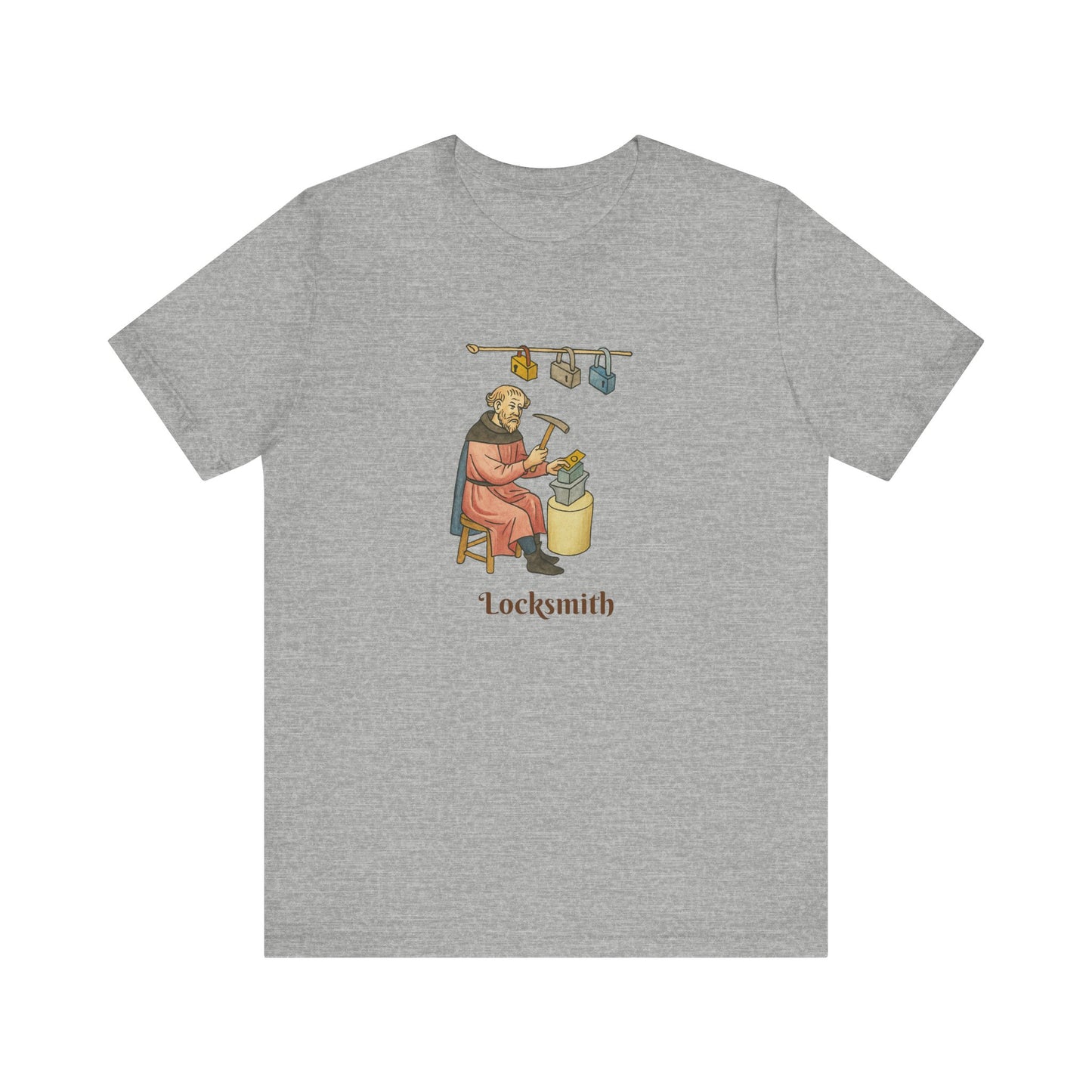 Medieval Career Series, The Locksmith Albrecht the Iron Guardian T-shirt