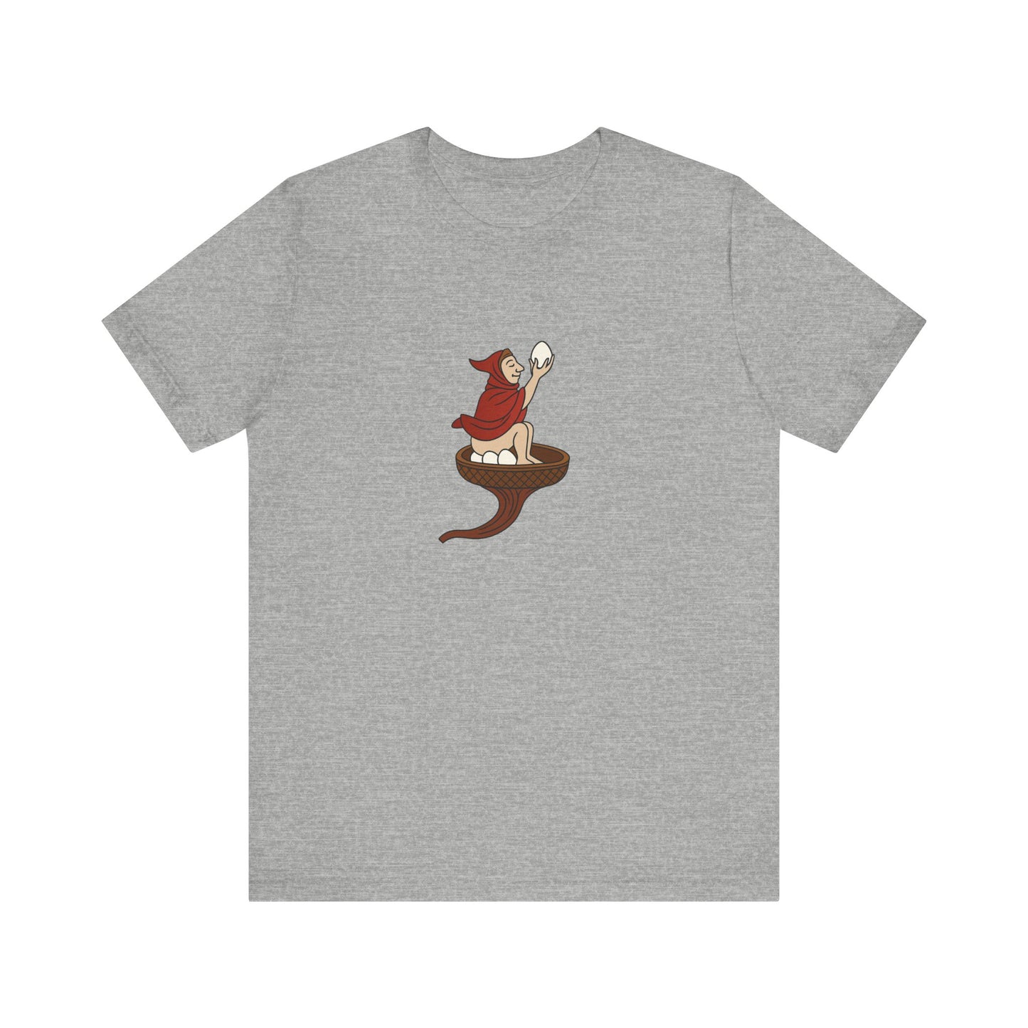 The Eggman Monk, 14th Century Medieval Manuscript T-shirt