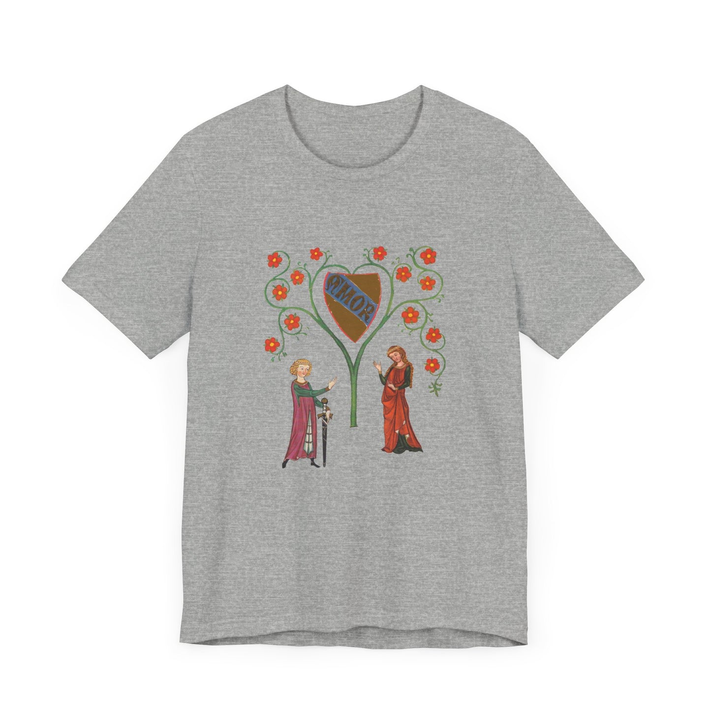Marginalia Manuscript Romance Art Unisex T-Shirt