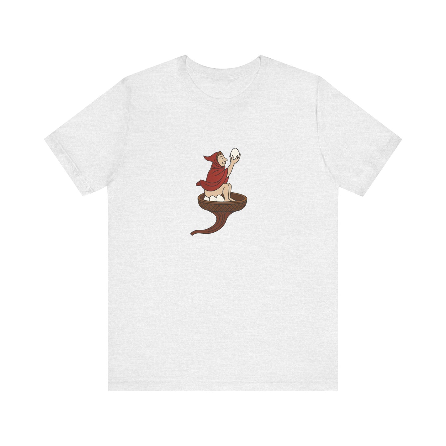 The Eggman Monk, 14th Century Medieval Manuscript T-shirt
