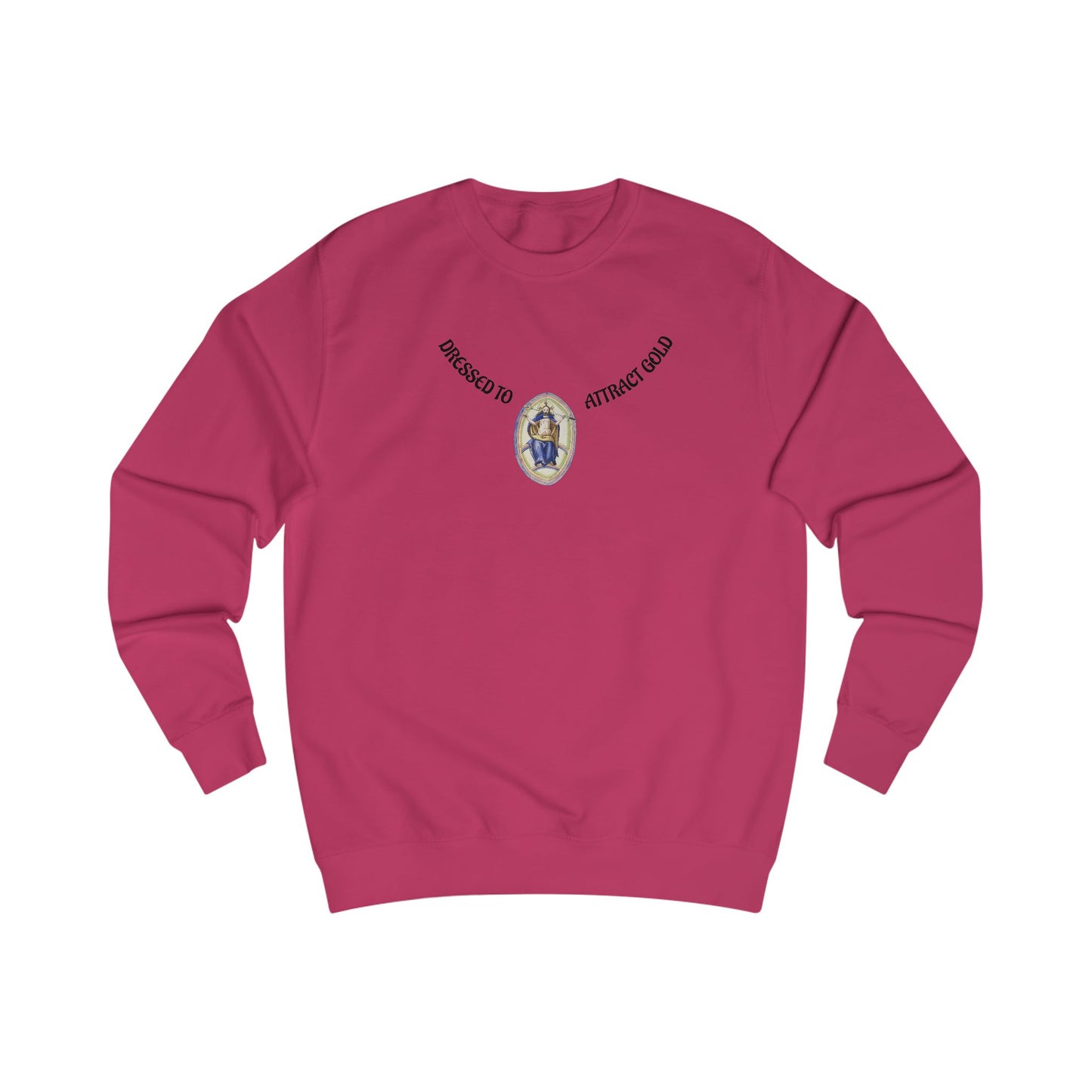 Dressed to attract gold , Alchemical Hermaphrodite Unisex Sweatshirt