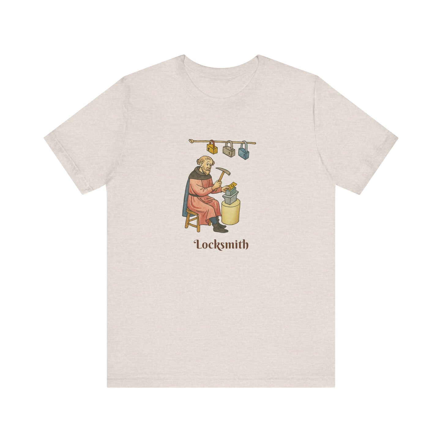 Medieval Career Series, The Locksmith Albrecht the Iron Guardian T-shirt