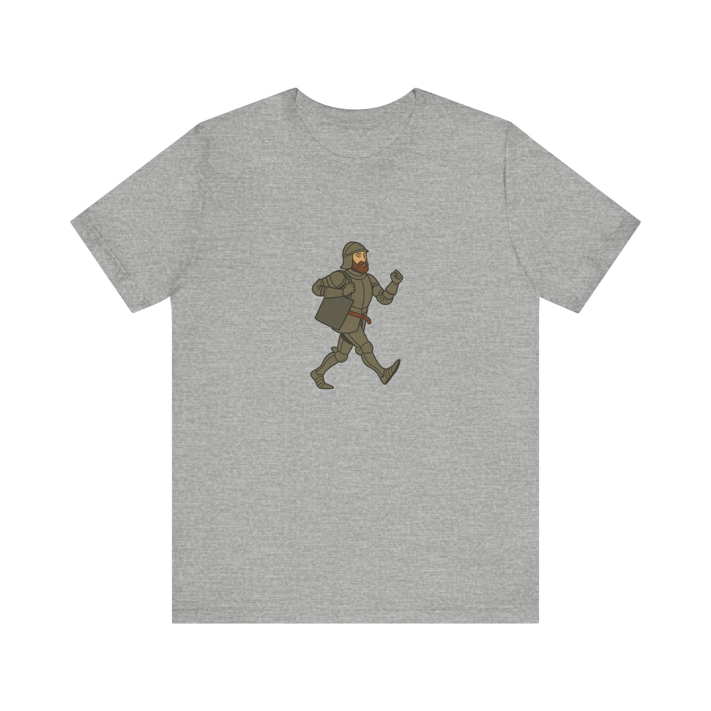 Knight on the Go - Medieval Humor - Urban Chivalry Unisex Heavy Cotton Women T-shirt