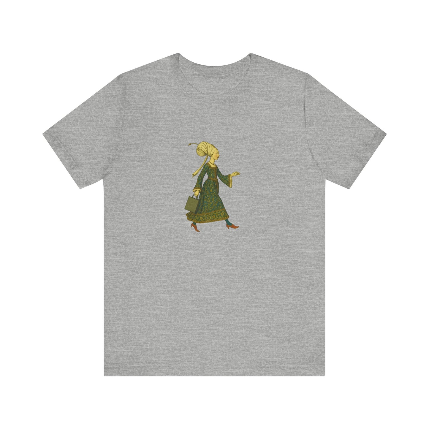 Lady of the Mall – Medieval Fashionista Unisex Heavy Cotton Tee