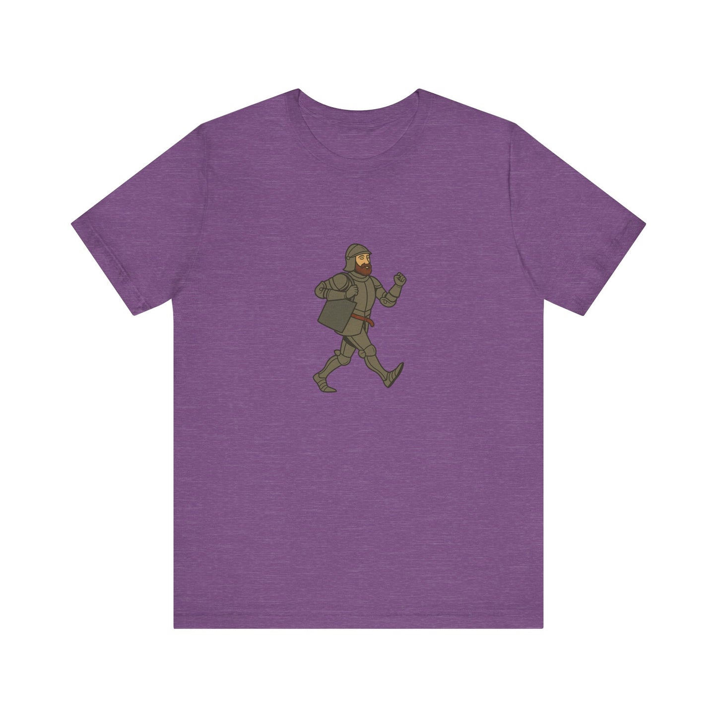Knight on the Go - Medieval Humor - Urban Chivalry Unisex Heavy Cotton Women T-shirt