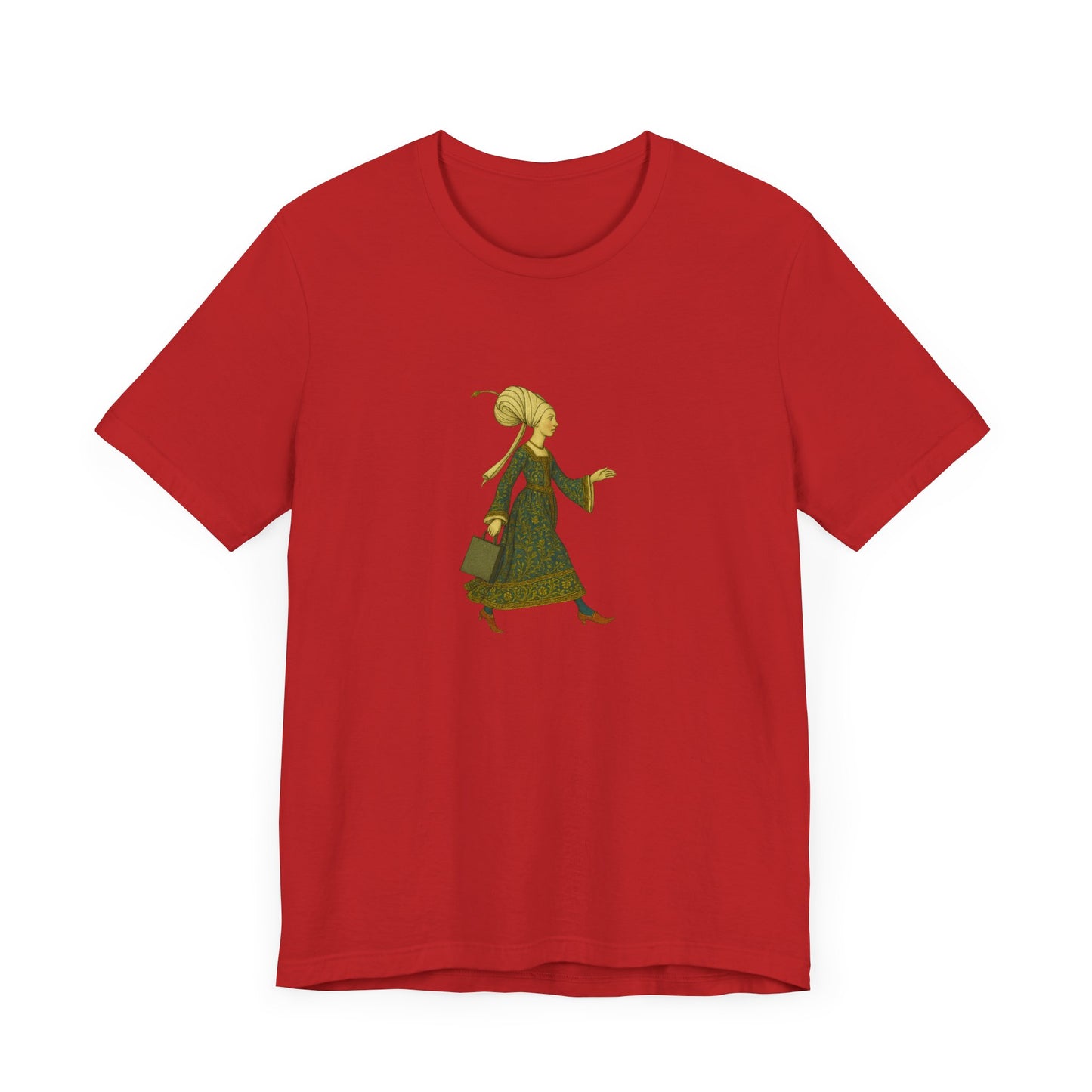 Lady of the Mall – Medieval Fashionista Unisex Heavy Cotton Tee