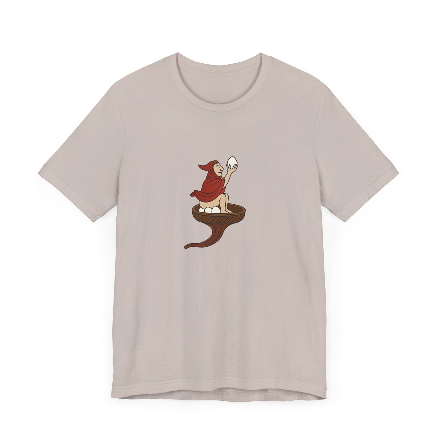 The Eggman Monk, 14th Century Medieval Manuscript T-shirt