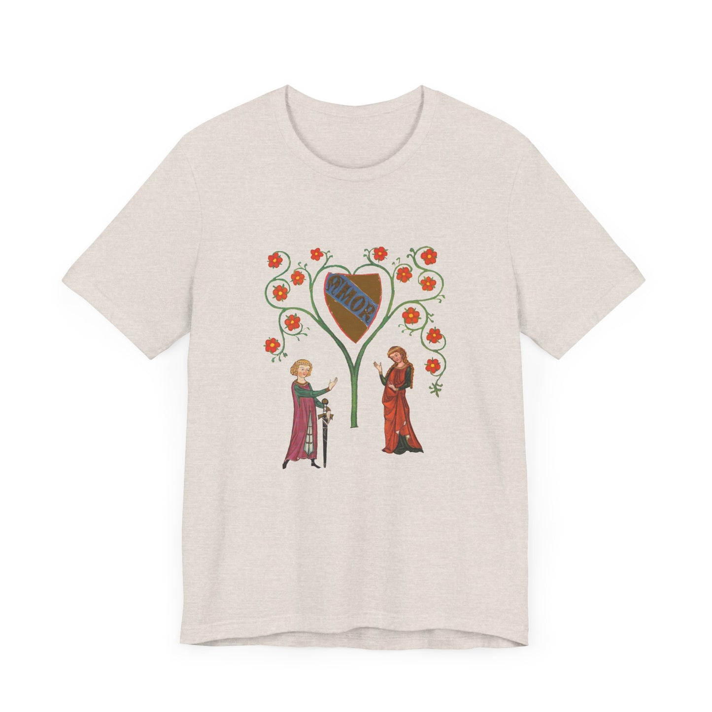 Marginalia Manuscript Romance Art Unisex T-Shirt