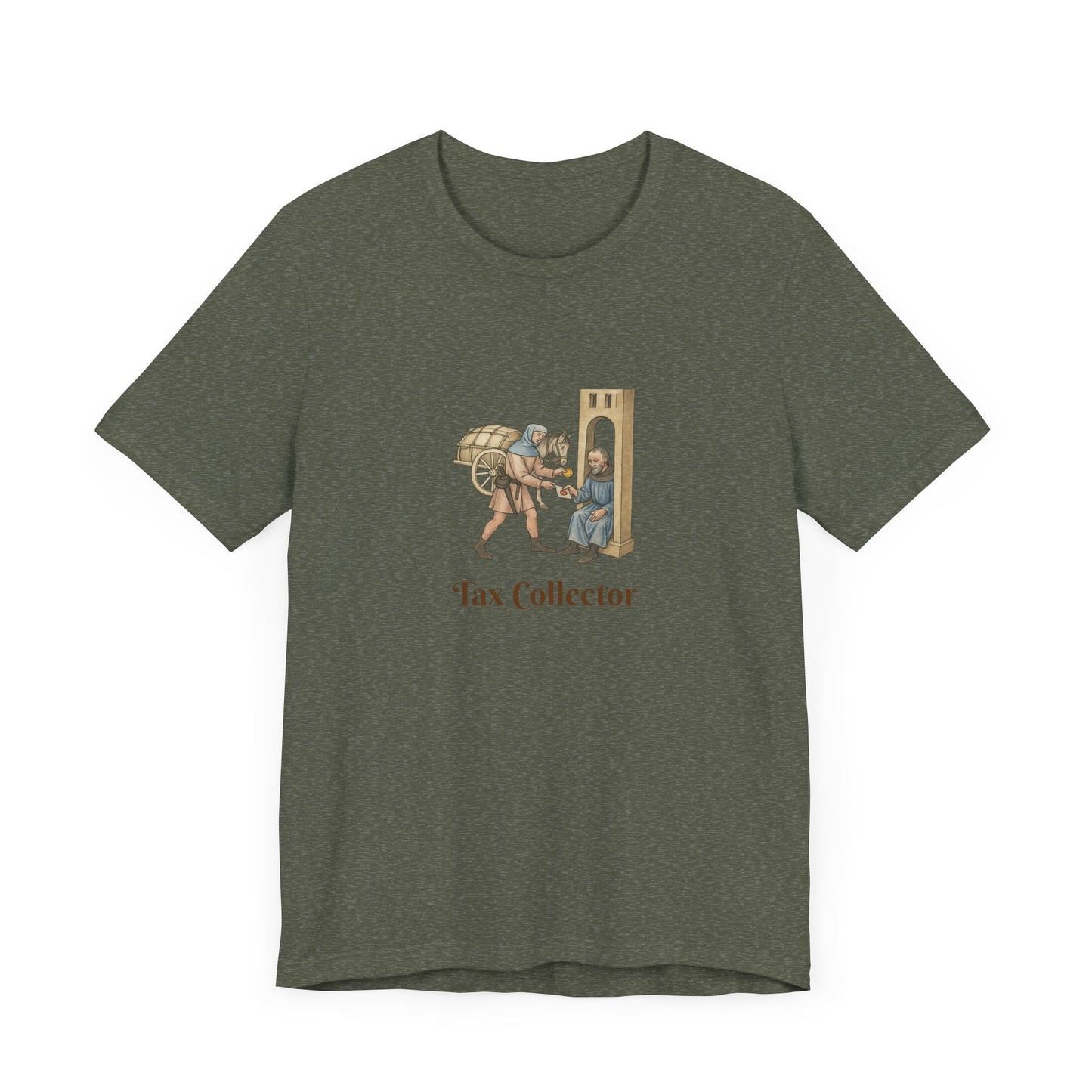 Medieval Career Series,The Tax Collector Manuscript T-shirt