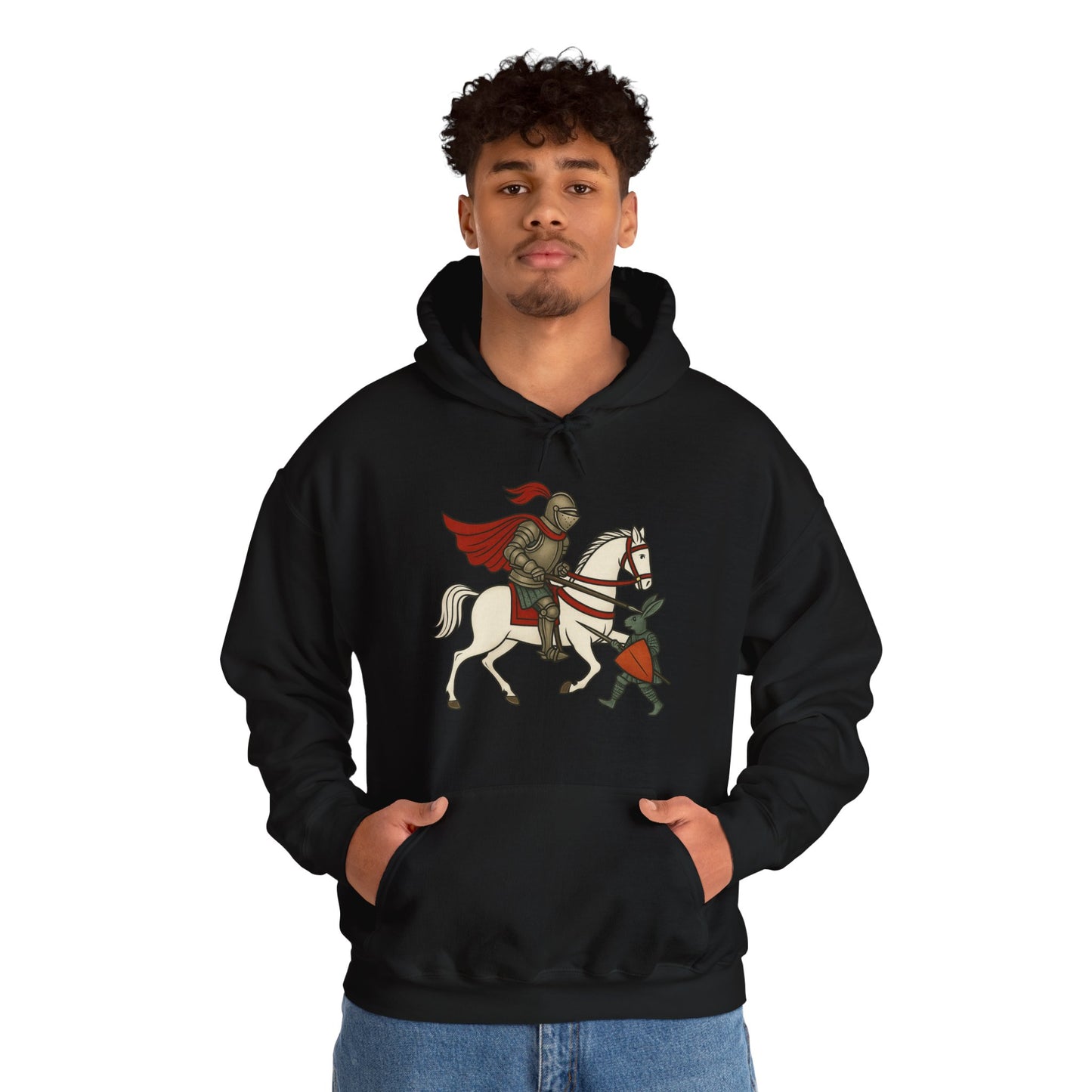 Knight & Hare - Medieval Humor Unisex Hoodie