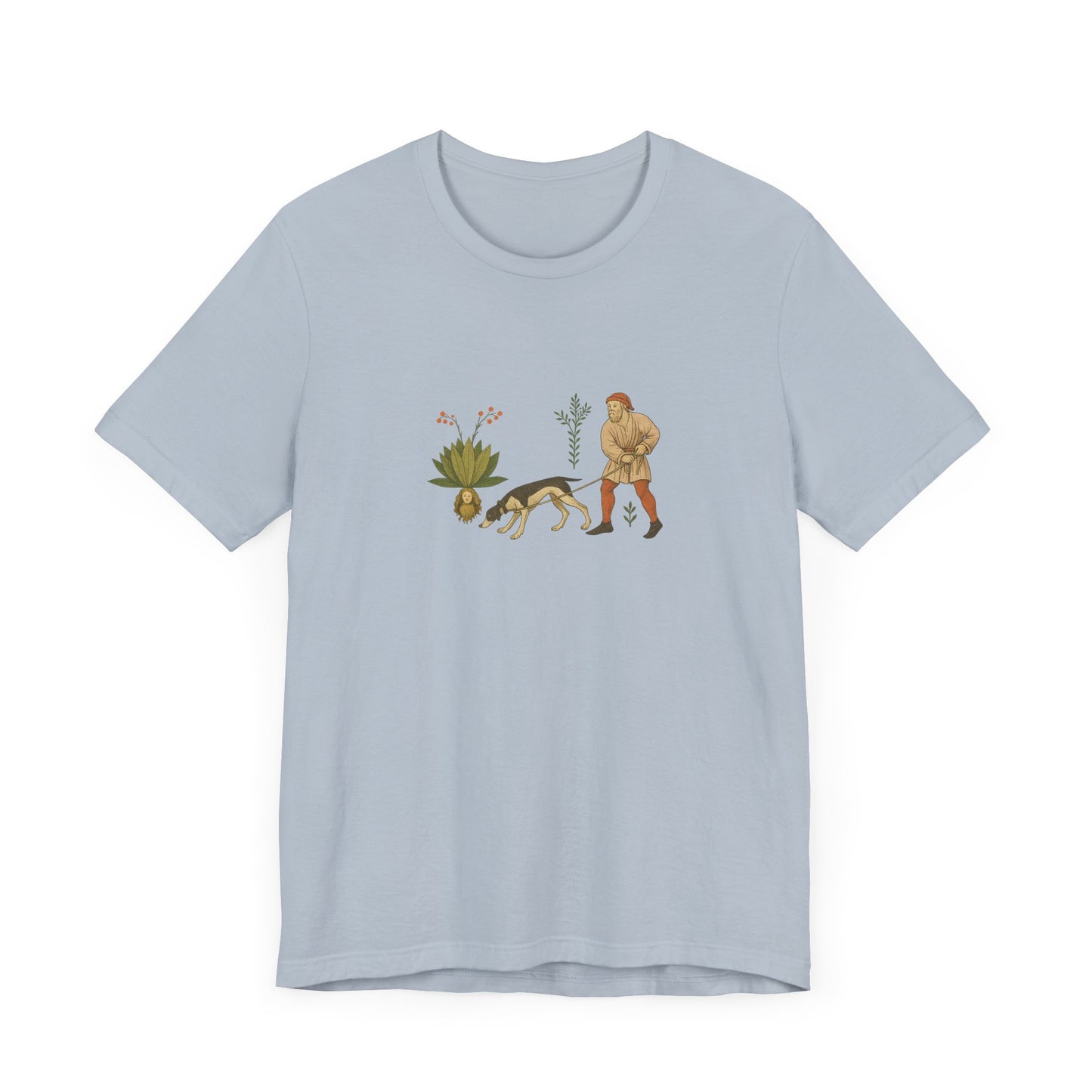 Good Medicine Dogge, Medieval Art Tacuinum Sanitatis Unisex Tee