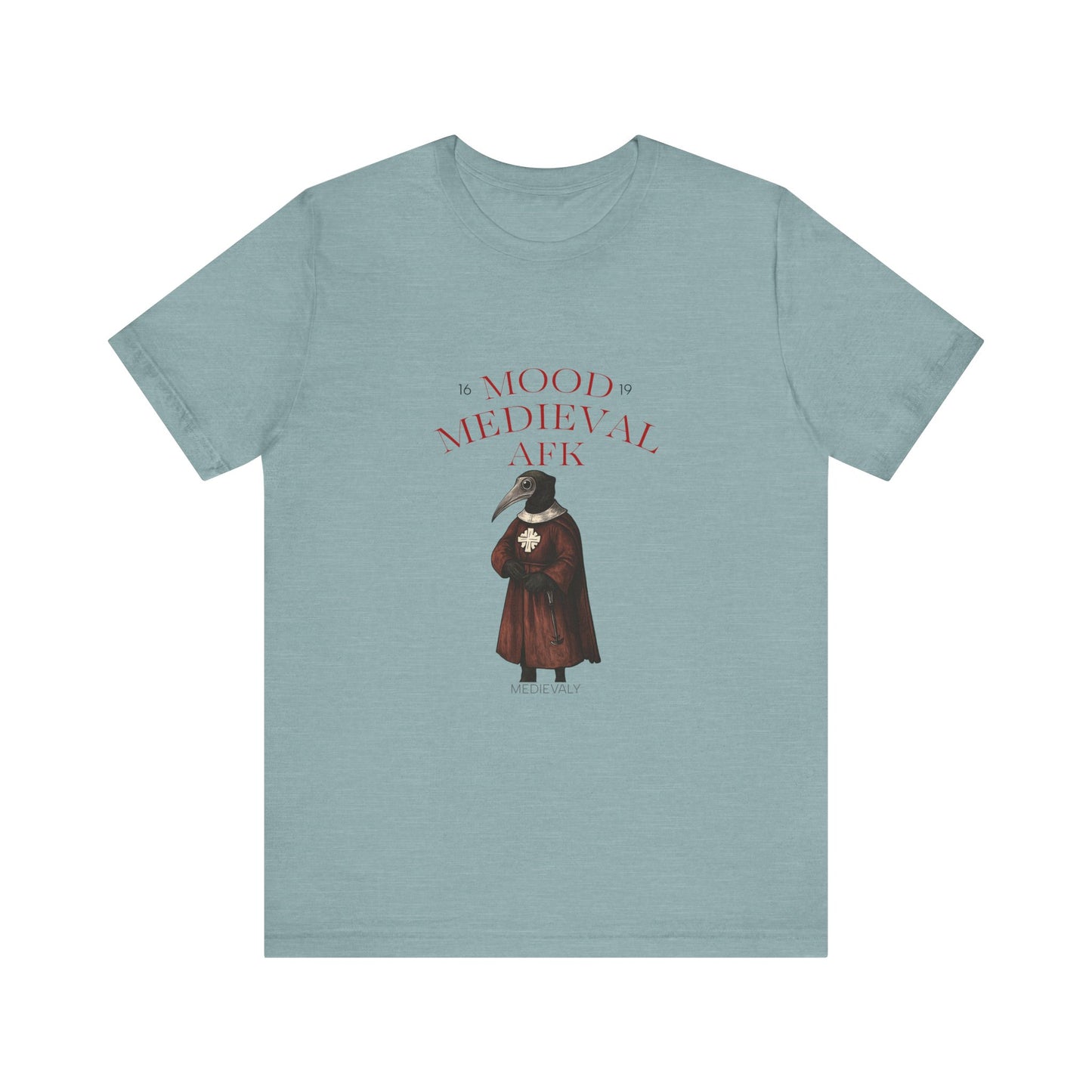 Hanseatic Art, Medieval Plague Doctor MOOD MEDIEVAL AFK Unisex Softstyle Tee