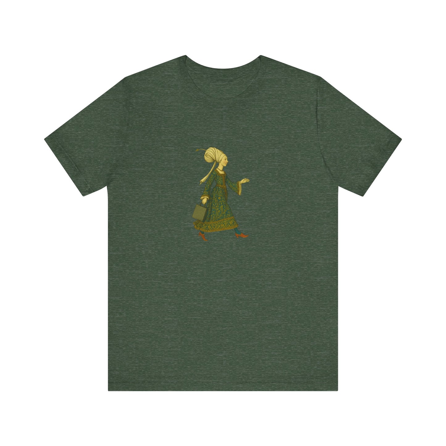 Lady of the Mall – Medieval Fashionista Unisex Heavy Cotton Tee