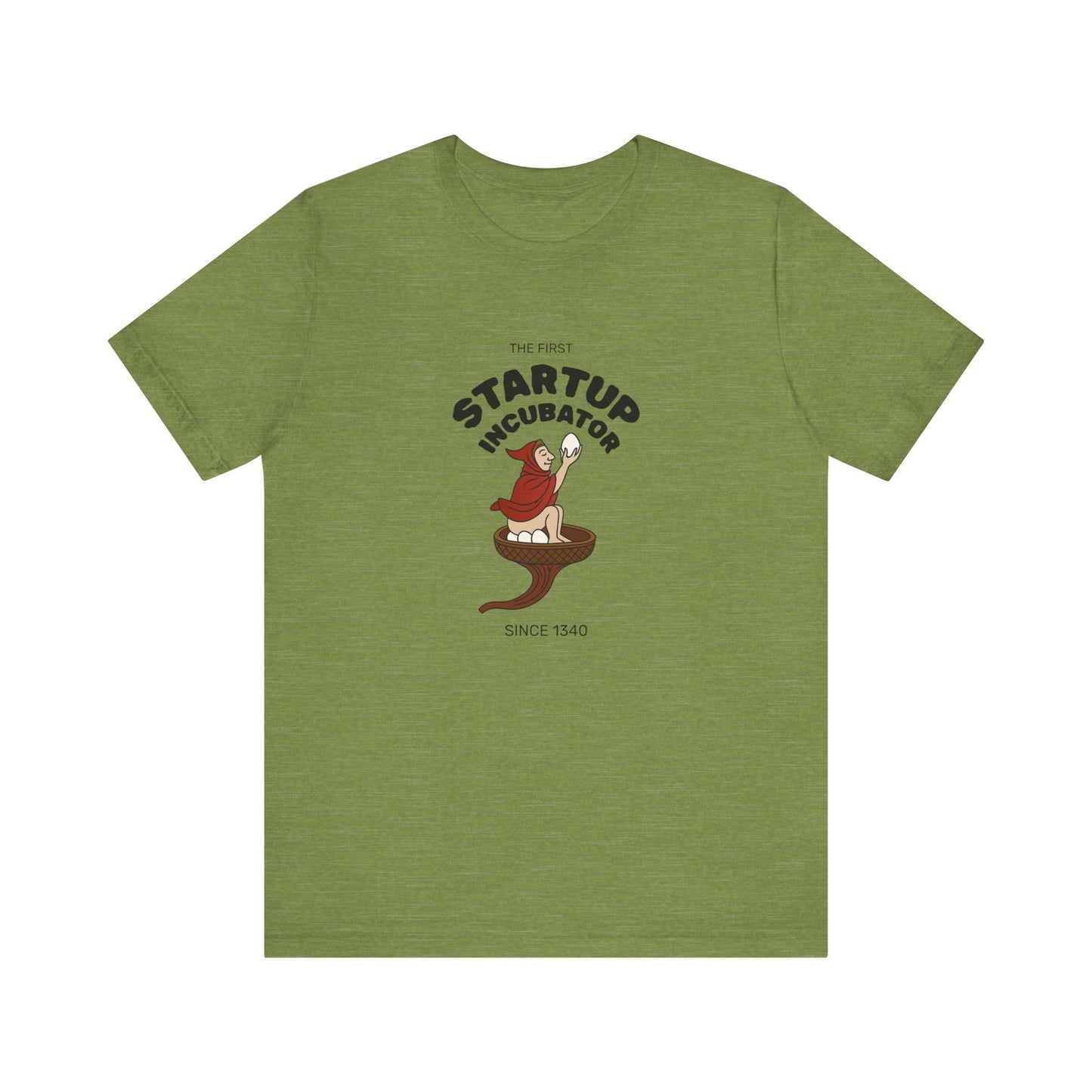 The Eggman Monk, The First Startup Incubator, Medieval Marginalia T-shirt