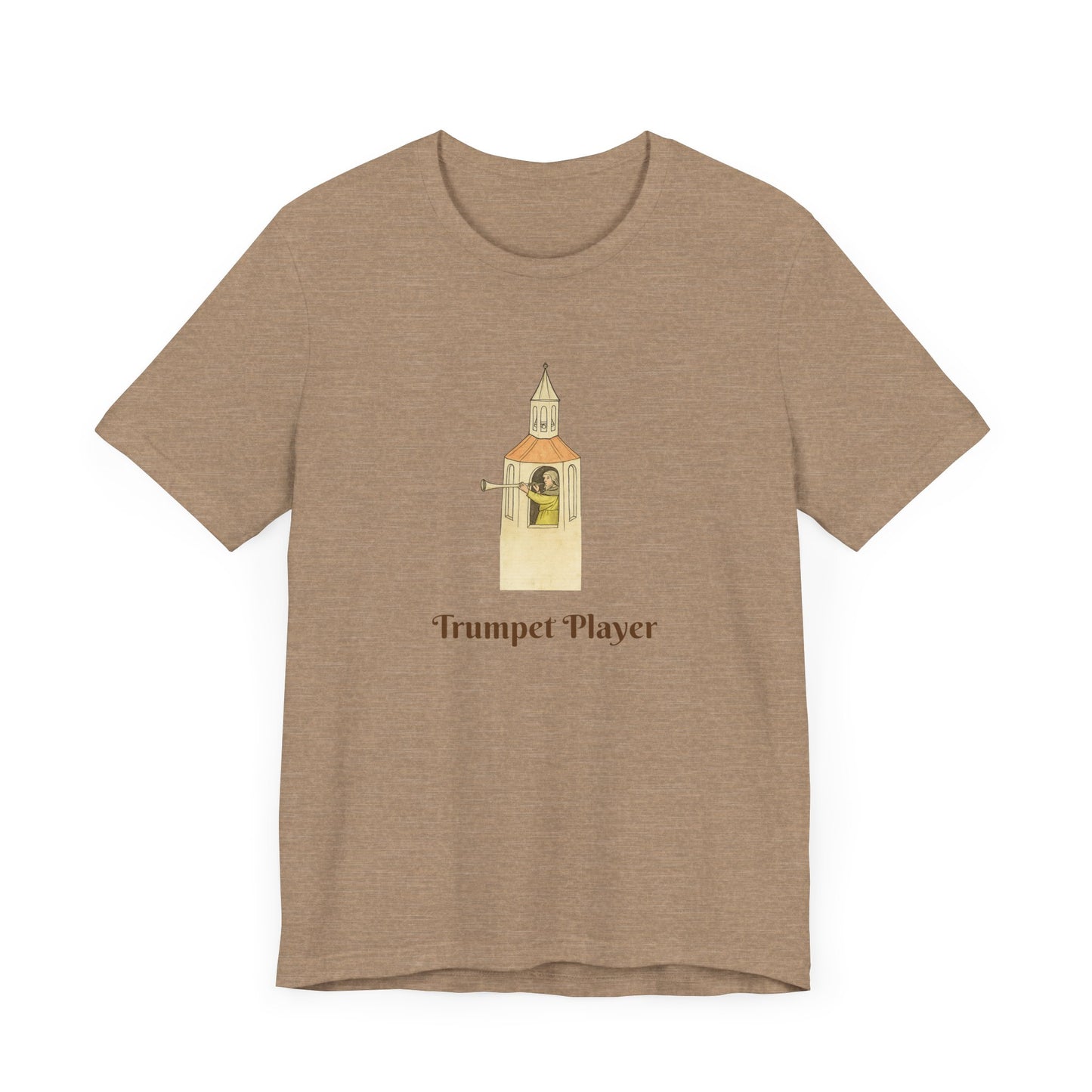 The Trumpet Player, Medieval Career Series, Peter the Bell Tower Herald T-shirt