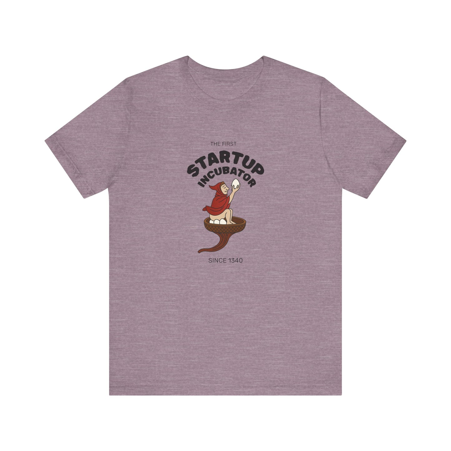 The Eggman Monk, The First Startup Incubator, Medieval Marginalia T-shirt