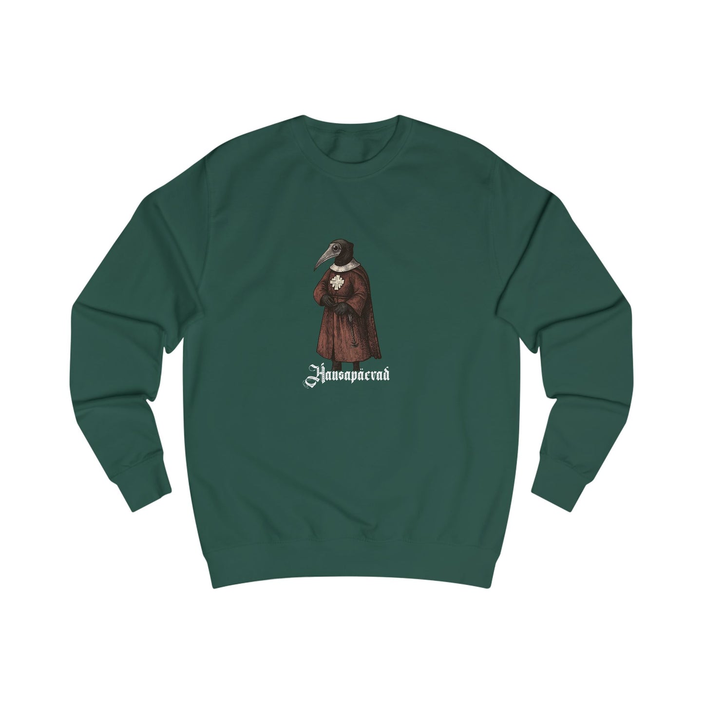 Hanseatic Art Tee, Medieval Plague Doctor Sweatshirt