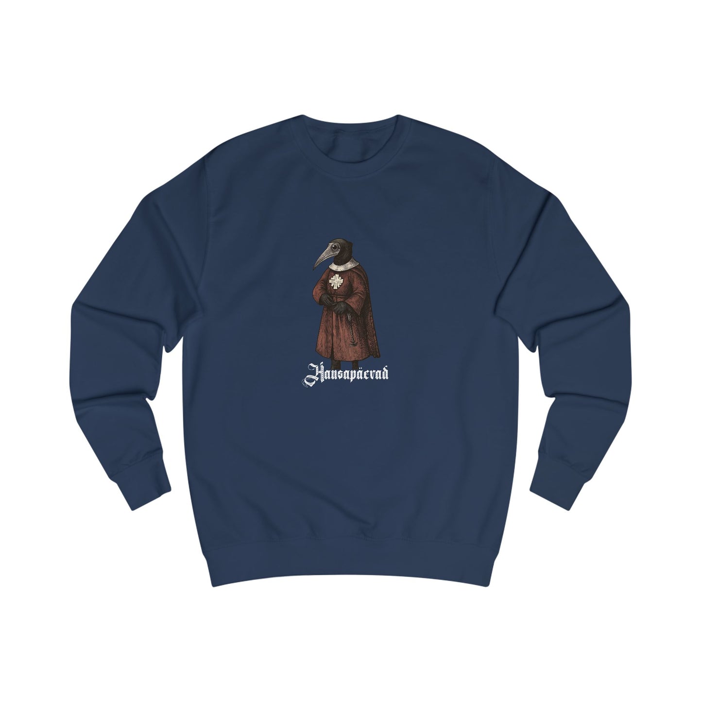 Hanseatic Art Tee, Medieval Plague Doctor Sweatshirt
