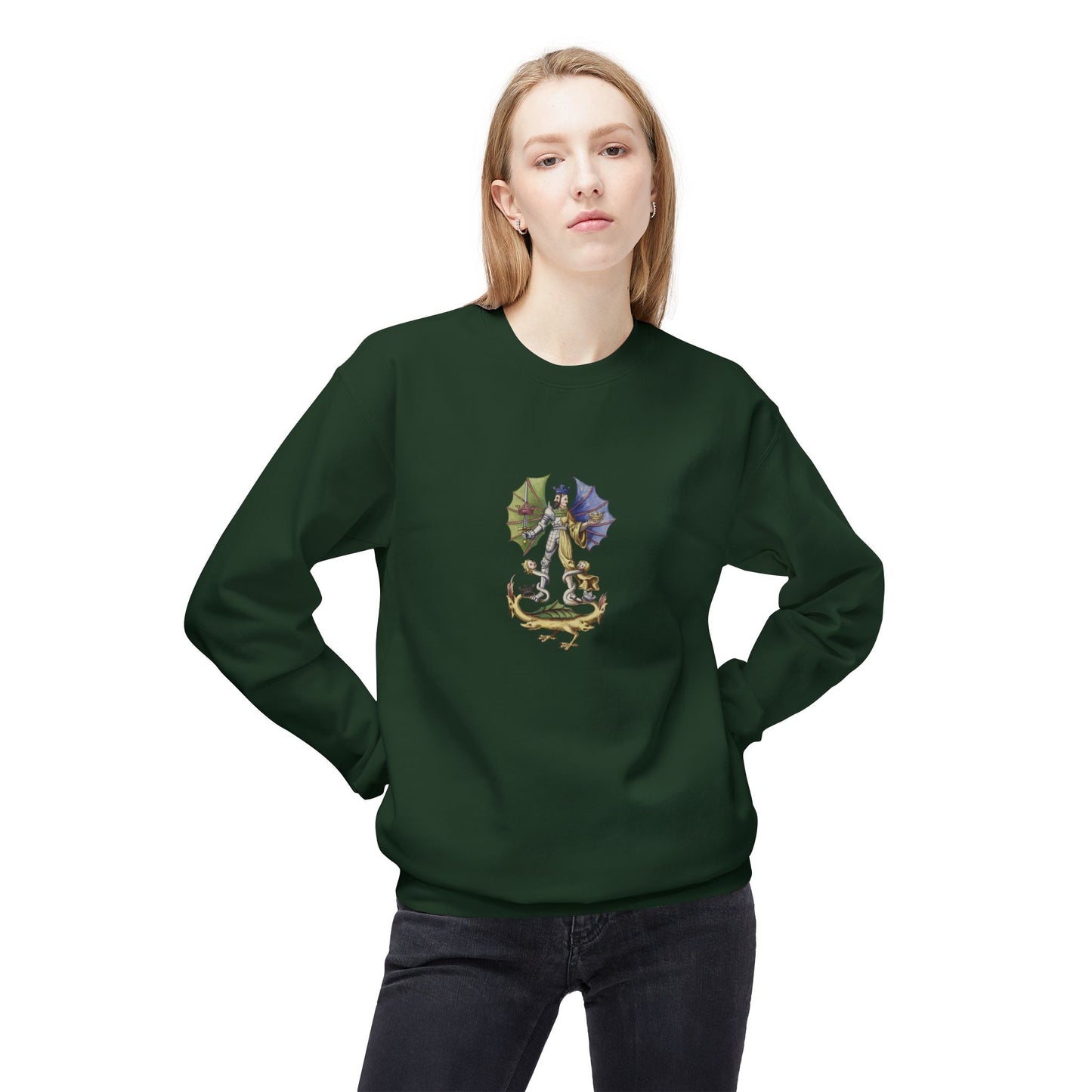 The Rebis - Alchemical Hermaphrodite 1700 Unisex Casual Sweatshirt