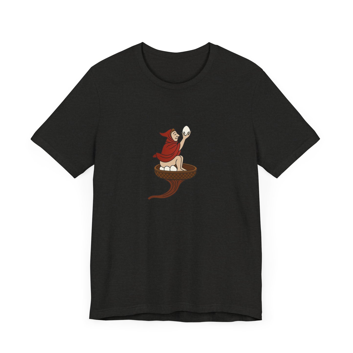 The Eggman Monk, 14th Century Medieval Manuscript T-shirt