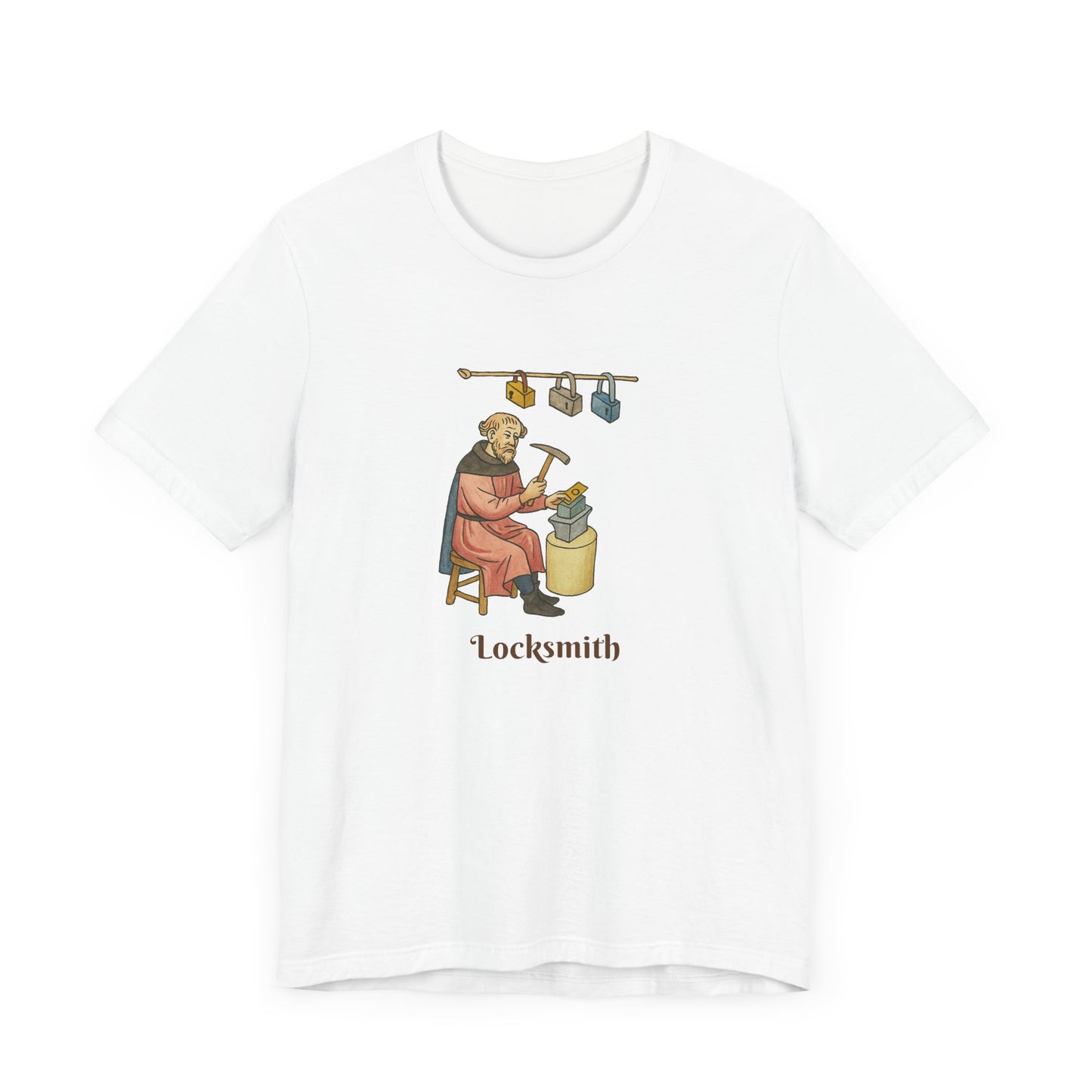 Medieval Career Series, The Locksmith Albrecht the Iron Guardian T-shirt