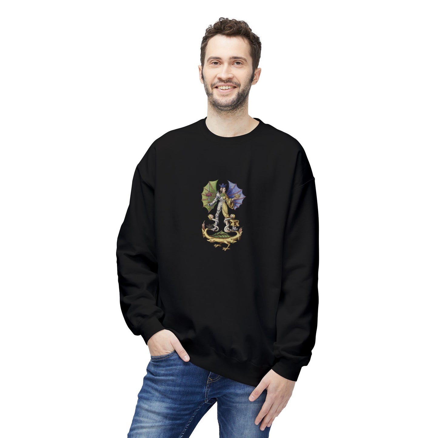 The Rebis - Alchemical Hermaphrodite 1700 Unisex Casual Sweatshirt