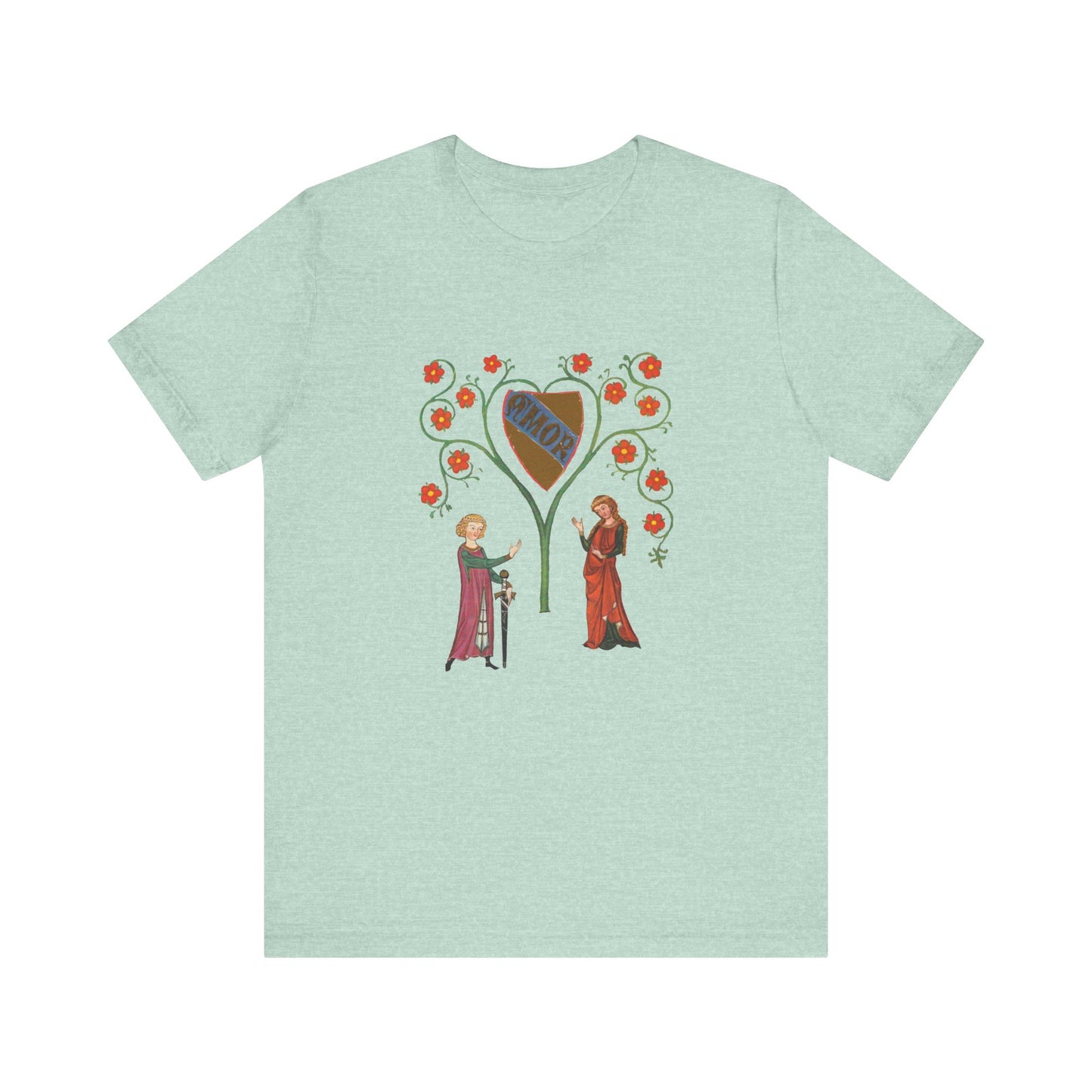 Marginalia Manuscript Romance Art Unisex T-Shirt