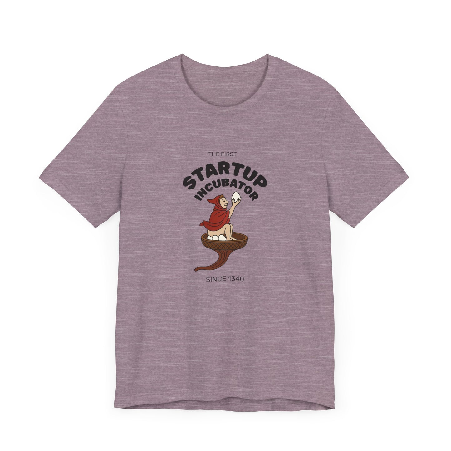 The Eggman Monk, The First Startup Incubator, Medieval Marginalia T-shirt