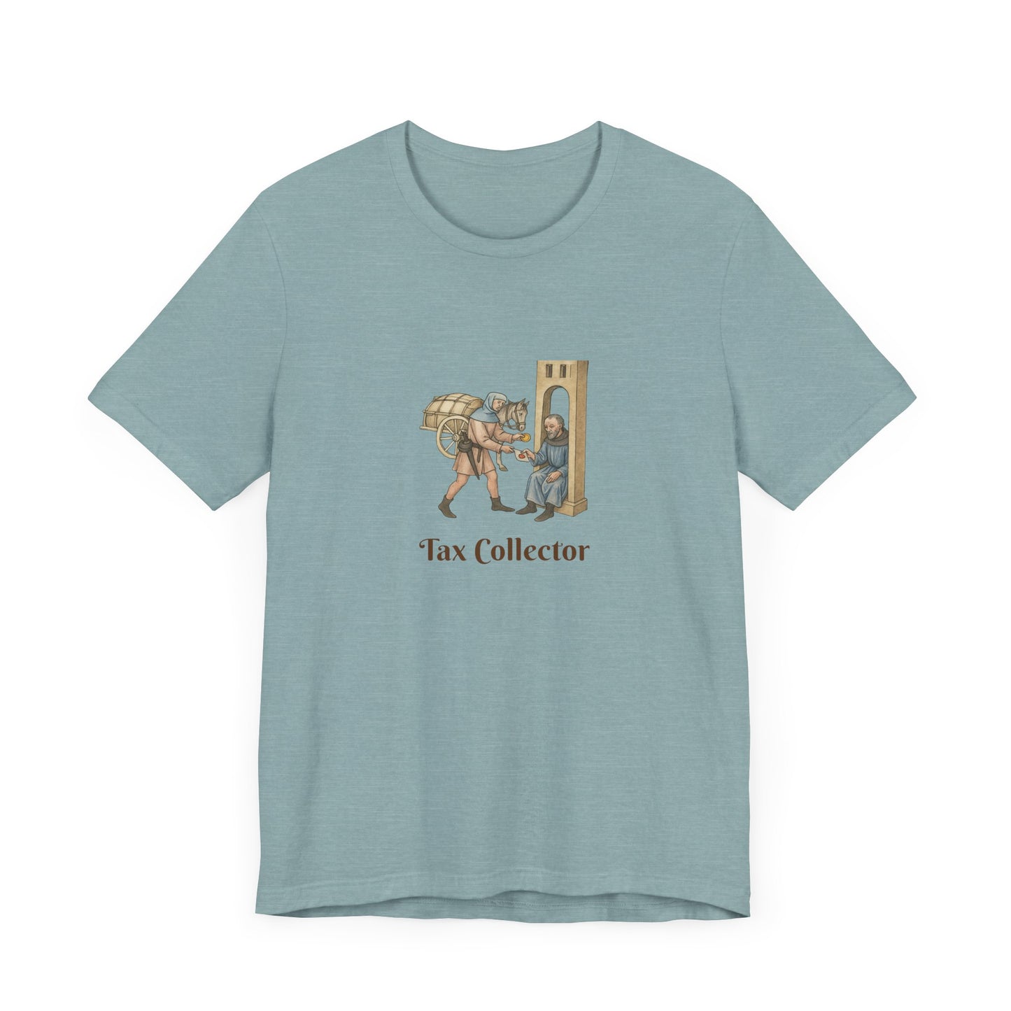 Medieval Career Series,The Tax Collector Manuscript T-shirt