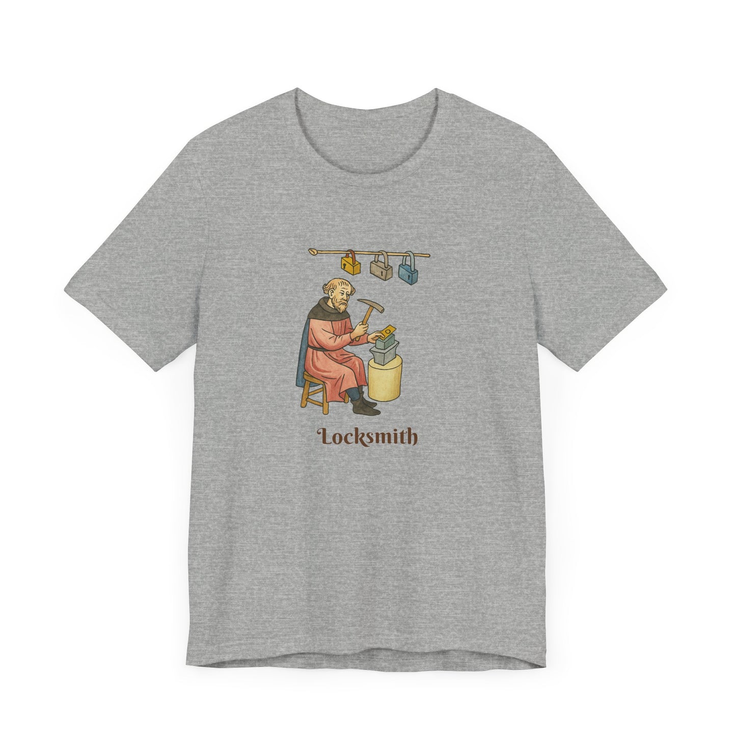 Medieval Career Series, The Locksmith Albrecht the Iron Guardian T-shirt