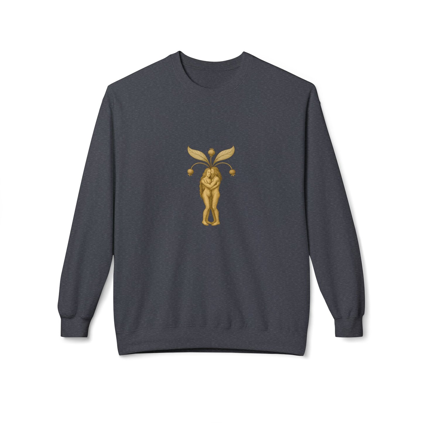 Mandrakes in Love, Mythical Root Romance Unisex Sweatshirt