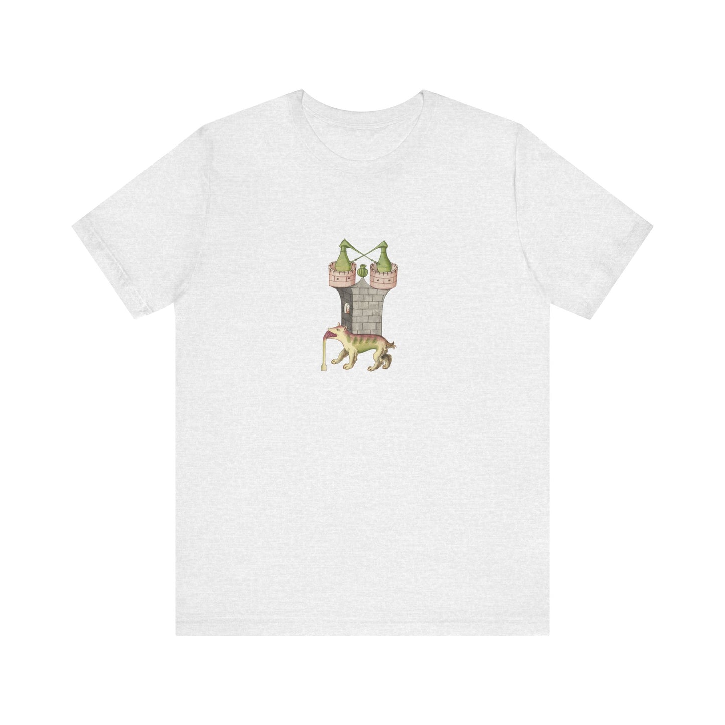The Alchemical Tower & Vomiting Gold Dog Symbol Tee