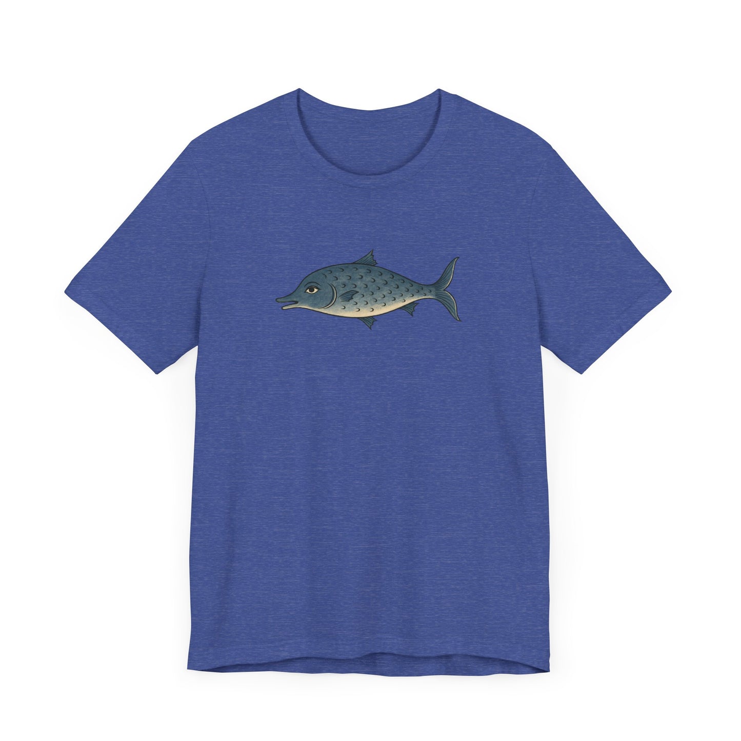 The Smiling Medieval Fish Art T-shirt