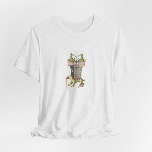 The Alchemical Tower & Vomiting Gold Dog Symbol Tee