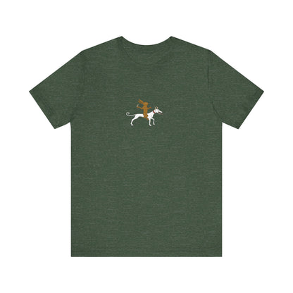 The Hare Riding a Hound, Pontifical of Guillaume Durand, Avignon, before 1390 Tee